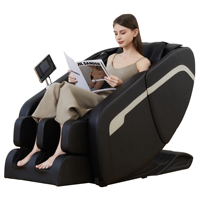 Silla de Masaje de Gravedad Cero Moderna con Entrega Rápida en 3 Días, Stock en China, 6 Programas Automáticos, Bluetooth, Calefacción, Masaje de Aire y Rodillos para Pies
