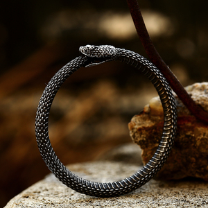 Collana con Ciondolo a Forma di Serpente SS8-767P, Nuova Moda Punk in Acciaio Inossidabile, <span class=keywords><strong>Gioielli</strong></span> da Motociclista per Uomo, Vendita all'Ingrosso - Product Image 1