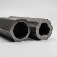 Tuyau de forage en acier allié personnalisé ASTM S235 A106 A53 A36 EMT, section spéciale, tube en acier triangulaire, hexagonal, octogonal