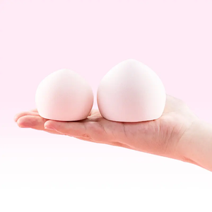 Esponja de maquillaje <span class=keywords><strong>XXL</strong></span>, suave malvavisco, melocotón, sin látex, en polvo, esponja de belleza, licuadora para aplicación de base líquida facial - Product Image 4