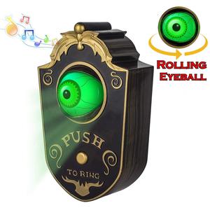 <strong>halloween</strong> animated eyeball doorbell scary sound effect push button door bell for haunted house front door party horror <strong>decoratio</strong> - Product Image 3