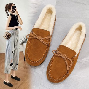Nuevos <span class=keywords><strong>Mocasines</strong></span> Coreanos de Invierno <span class=keywords><strong>2022</strong></span> para <span class=keywords><strong>Mujer</strong></span>, Zapatos Casuales Planos de Moda, Estilo Slip-On - Product Image 2