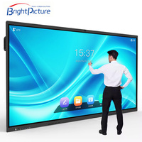 İnteraktif 4K LED Düz Panel 75 İnç 8GB RAM 128GB ROM 20 Noktalı Dokunmatik 48MP Kamera Android/Windows İşletim Sistemli Okul Beyaz Tahta
