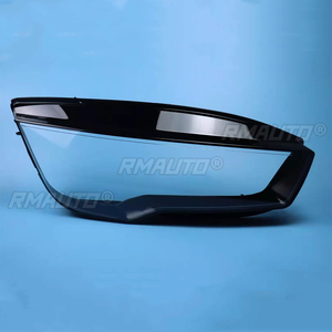 Pour Audi A7 S7 RS7 2015 2016 2017 2018 Cache-phare avant Couvercle de phare Coque de lampe Lentille transparente en plexiglas - Product Image 2