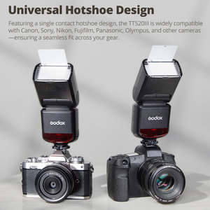Godox tt520iii thinklite phổ máy ảnh <span class=keywords><strong>Flash</strong></span> Speedlite không dây cho Canon Nikon Pentax Olympus <span class=keywords><strong>DSLR</strong></span> máy ảnh cho Canon EOS 90D - Product Image 3