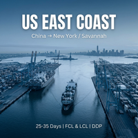 Fret maritime FBA Chine vers les États-Unis et le Canada, service de consolidation LCL FCL, livraison directe et entreposage, agent d'expédition FBA