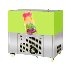 4 moldes diarios 3000 piezas automático Ice Pop Stick Ice Cream Bar Lolly Pallet Popsicle Making Machine