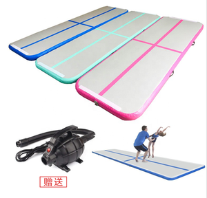 Tapis de gymnastique gonflable Air Mat Tumble Track avec pompe à air électrique pour usage domestique, entraînement de cheerleading, gymnastique pour enfants, yoga - Product Image 6