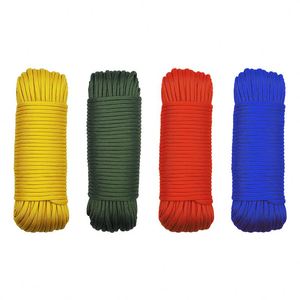 Wholesale Premium Quality Eco-friendly High Strength 6-14mm Colorful <b>Roll</b> Packaging Polyester Macrame Braided Rope - Product Image 3