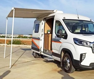 Auvent de Cassette Automatique <span class=keywords><strong>pour</strong></span> Camping-car, Caravane, Fourgon Aménagé avec Bande Lumineuse LED Extérieure - Product Image 4