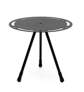 Dessus de table circulaire de table pliante extérieure tactique en alliage d'aluminium de qualité supérieure de haute qualité pour le camping et la plage Design moderne