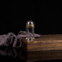 Bouteille en plastique transparente vide de stockage de bouteille de pilule 5ml 15ml 20ml 30ml 60ml bouteille en plastique de capsule à large bouche