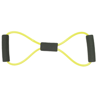 Banda de Resistencia Portátil en Forma de 8 para Pilates, Yoga, Entrenamiento de Fuerza, Ejercicio en Casa y Gimnasio