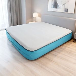 Colchón de Aire Inflable con Cubierta de Tela de Algodón, Bomba Integrada y Cubierta Eléctrica Desmontable para Uso en Camping y Hogar - Product Image 5