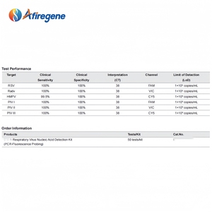 Plasmodium Falciparum/Intermittent/Oviparum/Triple Day <strong>Malaria</strong> Nucleic Acid Detection Kit(50 <strong>Tests</strong>/Kit)405 - Product Image 3