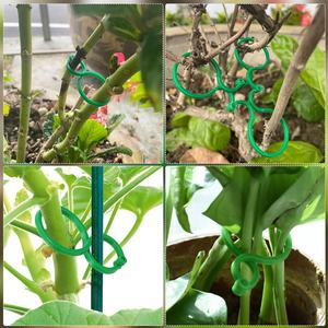 Clips en plastique réutilisables de haute qualité pour plantes vertes, pour le jardinage, le soutien des plantes grimpantes, résistants aux intempéries, aident à sécuriser les semis de plantes - Product Image 2