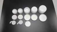 Vente directe usine – Pot vide en PP mat à double paroi de 30g, 50g, 100g, 120g, 150g avec spatule pour emballage de crème cosmétique