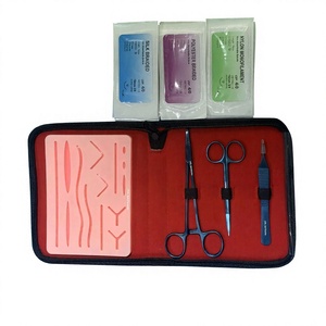 Kit de pratique de suture chirurgicale pour étudiants en médecine, kit de simulation d'entraînement, instruments médicaux, kit de formation à la suture - Product Image 1