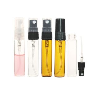 Giá rẻ Cologne du lịch bơm phun 2ml 3ml 5ml 10ml Túi bơm lại kính phun rõ ràng Đen Atomizer - Product Image 2