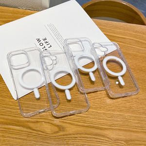 Thông Minh Máy Ảnh Cảm Ứng Nút Sạc Không Dây Trường Hợp Đối Với iPhone 16 Rõ Ràng Magnetic Trường Hợp Điện Thoại Đối Với iPhone 16 Pro - Product Image 6