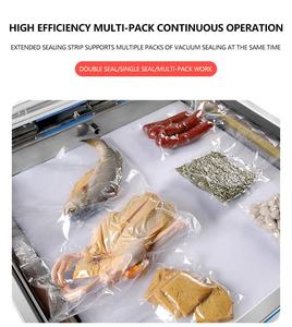 Đôi buồng gạo cà phê pho mát bánh mì chân không tự động máy đóng gói niêm phong bột khô cá trái cây sấy khô máy đóng gói - Product Image 5