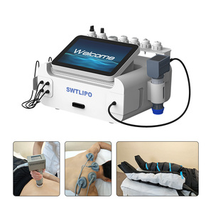 Dispositivo de Fisioterapia 3 en 1 con Ondas de Choque, EMS y Presoterapia, Alivio del Dolor Muscular, Drenaje Linfático, Máquina de Cuidado Corporal para Salón - Product Image 6