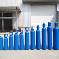 Cilindro de Gas Helio Portátil de 4L, Helio de Alta Pureza para Soldadura de Metales y Manualidades