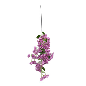 Longues branches de fleurs artificielles en soie Bougainvillea imprimées en 3D pour décorations de mariage, accessoires d'allée et arrangements floraux - Product Image 5