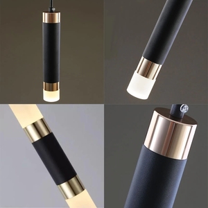 Lampade a sospensione moderne a Led in cristallo 7-12W AC85-265V Hanglamp Drop Light ristorante Bar gocce d'acqua lampada a sospensione montata in superficie - Product Image 6