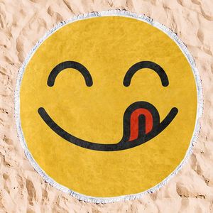 OEM Large Luxury <b>Turkish</b> Beach <b>Towel</b> Summer Smiley Face Hawaii Design Quick Dry Cute <b>Bath</b> <b>Towel</b> Manufacturer's Compressed - Product Image 4