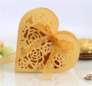 Boîtes cadeaux pour bonbons <span class=keywords><strong>et</strong></span> chocolats avec ruban, 25/50/100 pièces, emballage pour mariage, décoration, boîte à dragées - Product Image 4