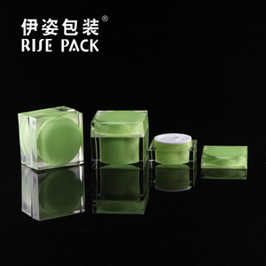 Nhà Máy Giá 30g 50G 80g Kem vuông <span class=keywords><strong>Jar</strong></span> với nắp vặn bao bì mỹ phẩm màu sắc và logo có thể được tùy chỉnh - Product Image 4