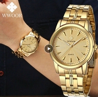 Jam Tangan Pria Wwoor Model 8028 Quartz Jam Tangan Relojes Reloj Hombre Mewah Fashion Kasual Bisnis Emas Perak Jam Tangan Pria