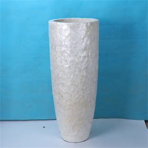 <span class=keywords><strong>Vaso</strong></span> da Terra in Fibra di Vetro Bianco Ecologico alla Moda per Arredamento Casa, Vendita Calda di Fabbrica - Product Image 3