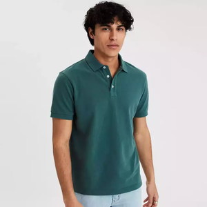 Personalizada de algodón Casual de los hombres de Golf para Polo camiseta de talla grande transpirable Anti-Pilling bordado Logo lavado Jersey diseño en blanco - Product Image 5