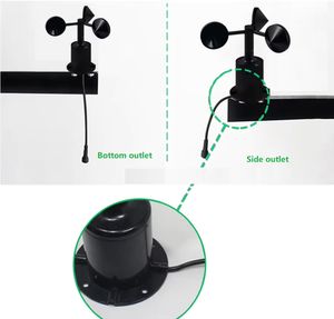 베이나사 OEM 공장도 가격 Rs485 출력 로라 로라완 고정밀 플라스틱 3컵 풍속 센서 미니 풍속계 데이터 - Product Image 6
