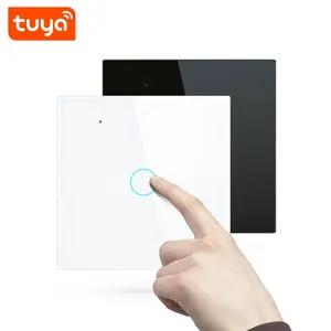 2023 Intelligent WIFI 1 Gang EU Wall Touch Switch With Tuya Smart APP Control PST-WT-E2
