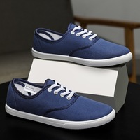 Sepatu Kanvas Kasual Wanita RO, Sneakers Slip-On Klasik Model Rendah