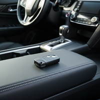 Clé de télécommande intelligente de marque FW pour voiture Accord Civic Fit/CRV, 2/3 boutons, 433MHZ ID46, modèle FW-CR66, 4 boutons, noire