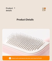 Brosse double face 3-en-1 pour démêler et nettoyer les poils flottants des chats et des chiens
