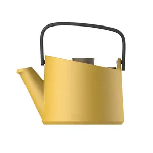 DHPO 新款定制黄色陶瓷茶壶