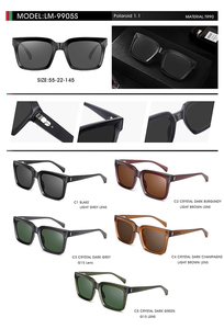 2025 Unisex elegante verde gris cuadrado Mido Fair gafas <span class=keywords><strong>de</strong></span> sol Venta caliente gafas <span class=keywords><strong>de</strong></span> sol polarizadas TR90 marco TAC lentes logotipo personalizado - Product Image 2