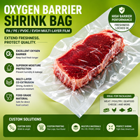 Sacs sous vide multicouches haute barrière, EVOH/PA pour viande et fruits de mer, résistants aux perforations, approuvés par la FDA, en stock