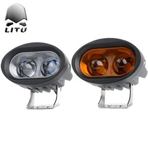 Haz de punto <span class=keywords><strong>blanco</strong></span>, Faro de camión de 4 pulgadas, 20W, luz de conducción antiniebla Led de alto brillo para coche, Tractor todoterreno, remolque, Lámpara de trabajo de parachoques - Product Image 3