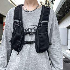 Men's Women's Tactical Chest Bag Pack Customizable Multifunctional Polyester Shoulder <b>Backpack</b> <b>Running</b> Hydration Vest - Product Image 2