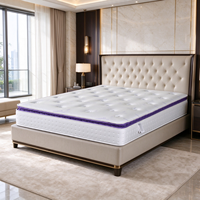 Matelas à ressorts ensachés Queen/King Size, directement de l'usine, avec isolation des mouvements et soulagement de la pression, pour la maison, l'appartement et l'hôtel
