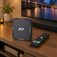 Lecteur multimédia P7 4K Quad Core Smart Android TV Box Allwinner H618 TV Box Android 12 OS 2GB 16GB Décodeur Streaming