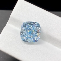 Fantaisie bleu clair laboratoire créé lâche diamant coussin coupe 7.2CT VS2 CVD couleur laboratoire cultivé diamant
