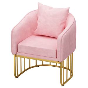 Canapé de style nordique moderne et élégant, style Ins, luxe léger, métal doré, design simple pour salon, meubles de maison de loisirs, éponge - Product Image 6