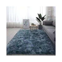 Vente en gros de tapis en microfibre de bonne qualité imprimé style occidental en fourrure PV tapis moelleux en polyester pour salon bureau